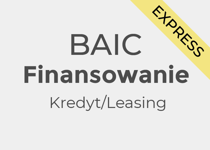 Finansowanie samochody BAIC - Kredyt/Leasing